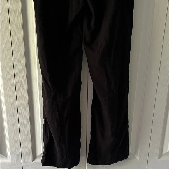 Caslon Linen Blend Black Straight Wide Leg Women's Pants Size XS - Picture 12 of 12